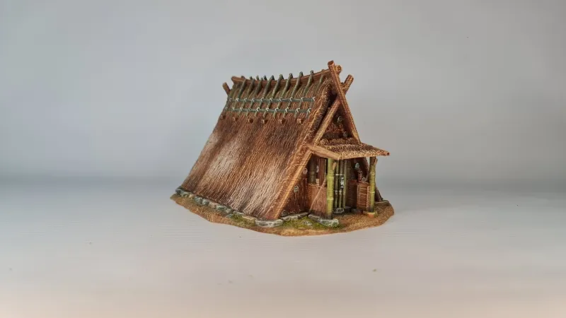 Japanisches Nur Dach Farmhaus 05